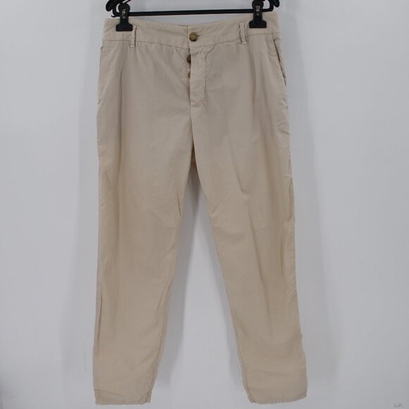 James perse pants women's 28 32x27 chino flat front button fly cotton blend - Picture 1 of 12